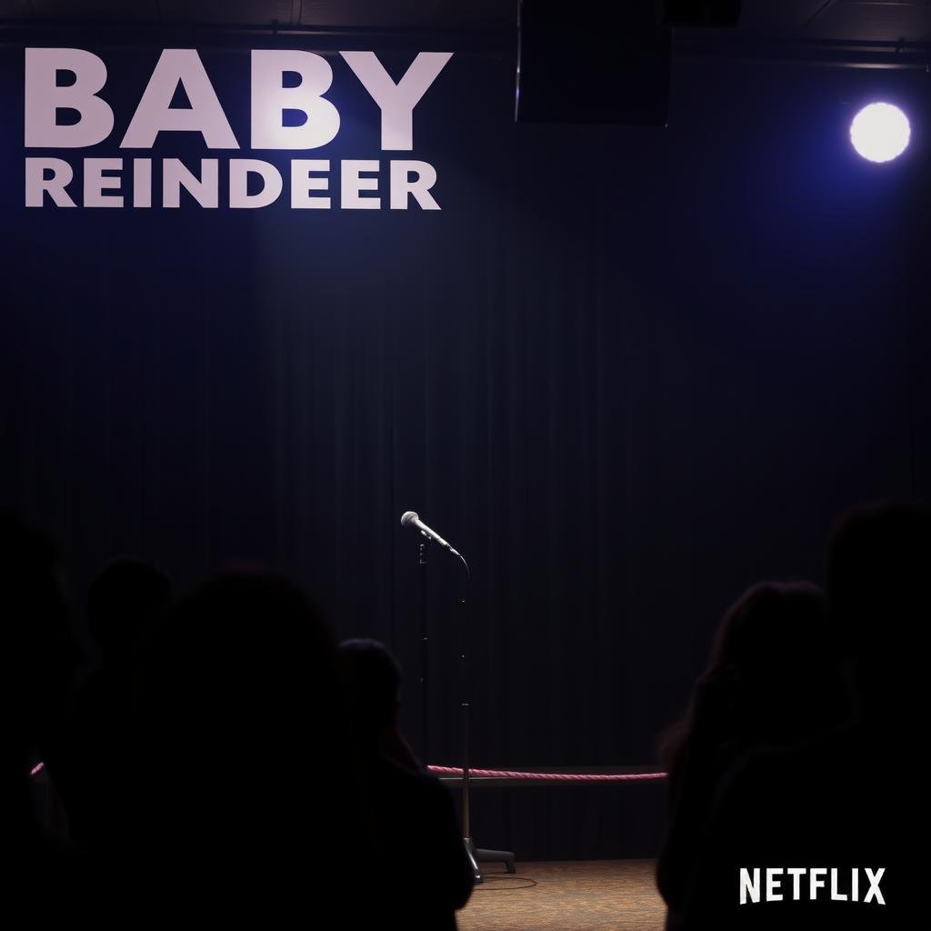 Comedy club scene from Baby Reindeer Netflix