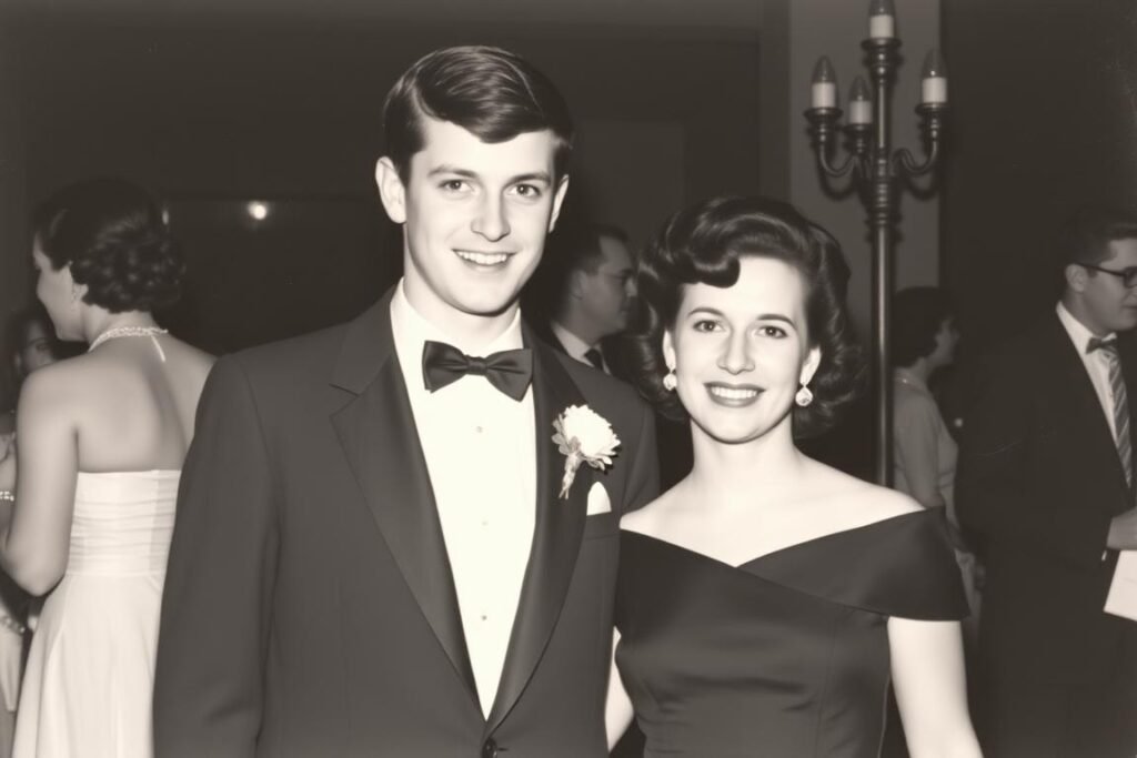 Dick Cheney and Lynne Vincent at their high school prom in 1959