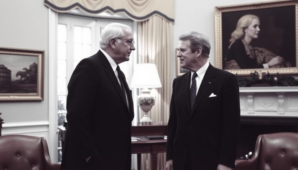 Dick Cheney as White House Chief of Staff under President Gerald Ford in 1975