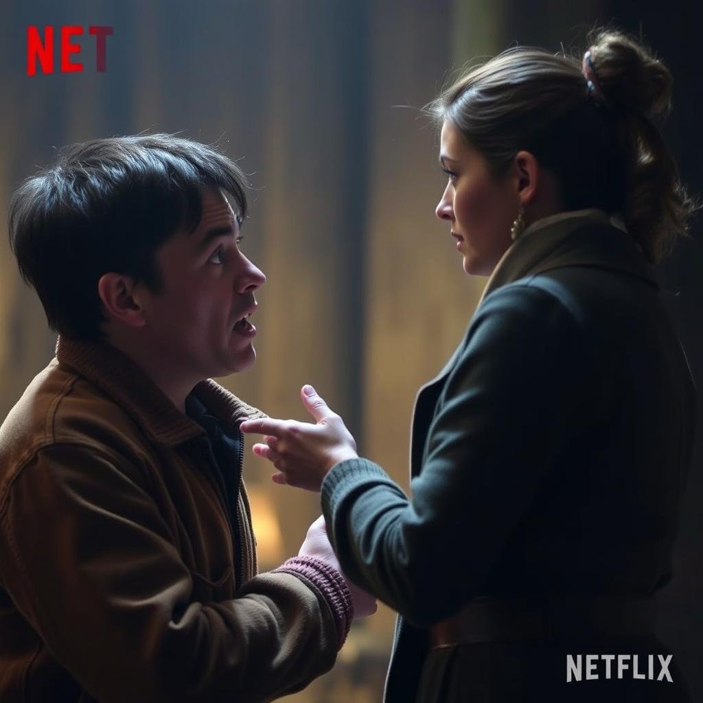 Donny and Martha confrontation in Baby Reindeer Netflix