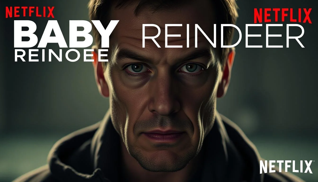 Baby Reindeer Netflix series poster showing Richard Gadd as Donny Dunn
