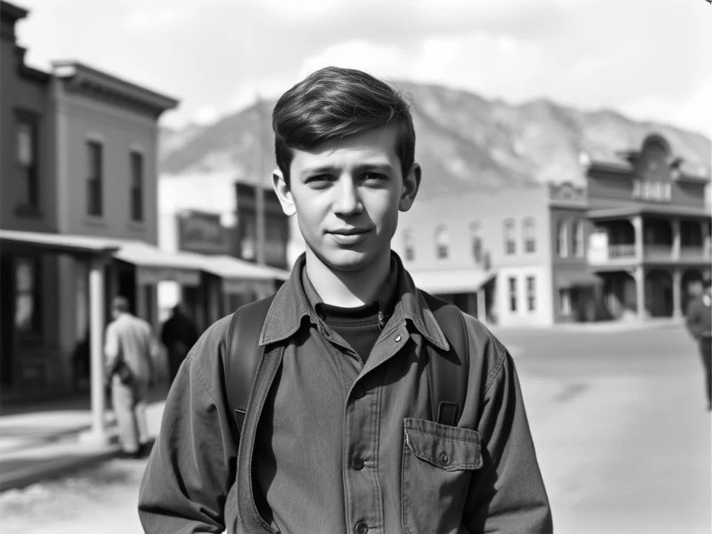 Young Dick Cheney in his hometown of Casper, Wyoming in the 1950s